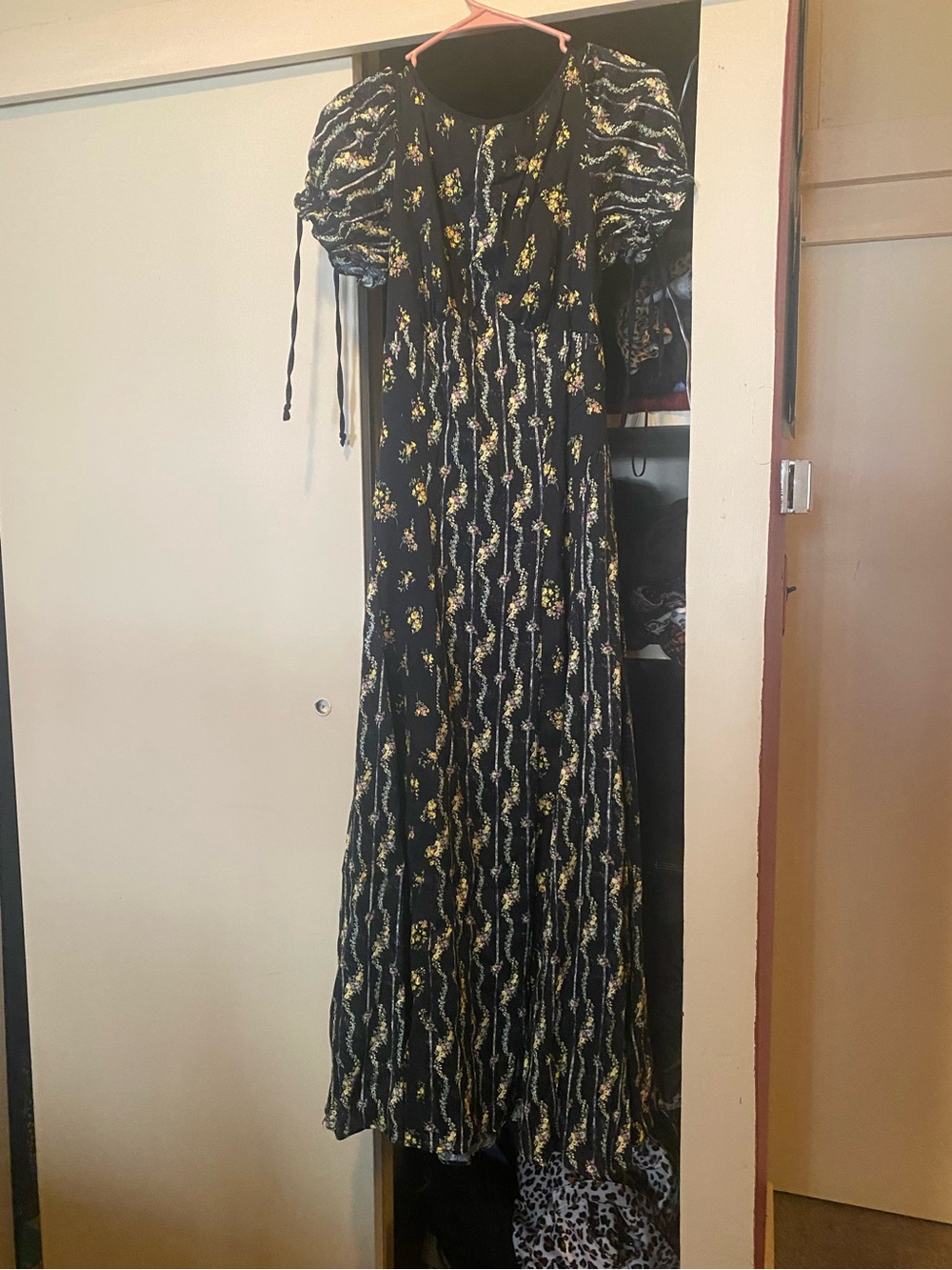 Free People floral print dress 10